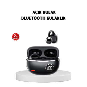 Kablosuz Açık Kulak Kulaklık Bluetooth 5.4 Type-C Hızlı Şarj 30 Saat