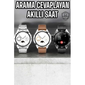 Akıllı Saat Titreşimli Amoled Ekran Uyku ve Sağlık Takibi Sesli Görüşme
