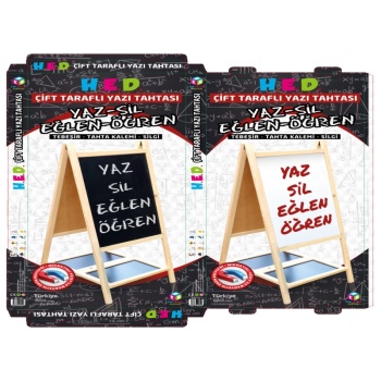 Yazı Tahtası Çift Taraflı Ayaklı Mıknatıslı Yazı Tahtası Seti 110 x 60