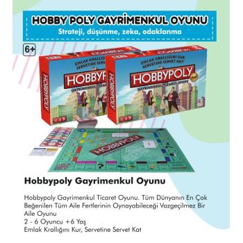 Hobby Poly Gayrimenkul Emlak Ticareti Oyunu