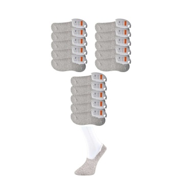Gri Erkek Babet Çorap 15 çift