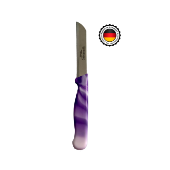 Meyve Bıçağı Doğrama Bıçağı ve Düz soyacak Ebruli Mor Bıçak 1 Adet Royaleks-SLG10