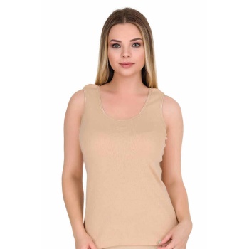 Geniş Askılı Elestan Likralı Kadın Atlet Ten 2127B