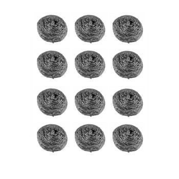 12 Adet Paslanmaz Bulaşık Teli Endüstriyel Boy 10 gr