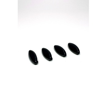 4 Adet Plastik Çengelli Eşarp Ve Şal İğnesi Siyah 4 cm