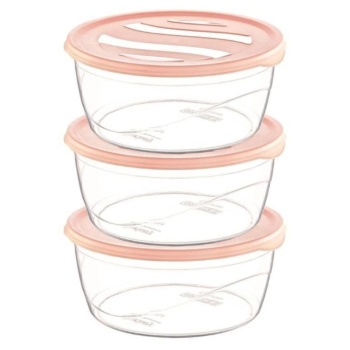 Çankaya 3lü Karizma Yuvarlak Saklama Kabı ÇNK-2149