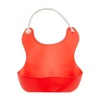 Pelikan Silikon Mama Önlüğü / Silikon Hazneli Bebek Mama Önlüğü - Kırmızı