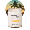 Doğal Özel Seri Kokulu Dekoratif Kavanoz Mum 210 cc - Tropikal Esans - RYL