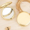 Gold Kapaklı Makyaj Cep Aynası
