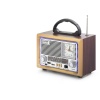 Bluetooth Nostaljik Hoparlör Fm Retro Saatli 20 X 10.2 X 14.5 Cm NS8890BT
