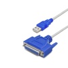 Usb To Paralel (Lpt) Yazıcı Dönüştürücü Kablosu 1.3 M - Silver Mavi HDX7531