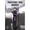 Profesyonel Şarjlı Saç ve Sakal Tıraş Makinesi Hassas Kesim