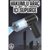 Üflemeli Güçlü Vakumlu Ev Ofis Araç Süpürgesi El Süpürgesi Şarjlı