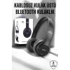 Kulak Üstü TF Kart ve AUX Destekli Ergonomik Bluetooth Kulaklık