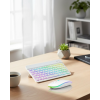 Aydınlatmalı Kablosuz Klavye Mouse Seti Bluetooth Bağlantılı Çoklu Cihaz Uyumlu