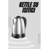 Kettle C F Tipi 220-240V Paslanmaz Çelik Elektrik Kablolu Otomatik Kapanma