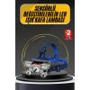 Kafa Lambası 800 Lümen 4 Mod Yüksek Işık Flaşörlü Şarjlı Led Lamba
