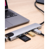 USB C Çoklu Port Adaptör HDMI USB Ethernet SD Kart Hub