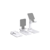 Ayarlanabilir Ergonomik Katlanabilir Masaüstü Telefon Tutucu Beyaz