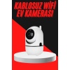 Baby Kamera Kablosuz 720P Beyaz 360 Derece Wifi Kamera Full HD 1080p