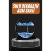 Dekoratif Sulu Kum Saati Ofis Masa Üstü Ev Yuvarlak Kum Saati
