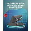 BT22 Kask Bluetooth Kulaklık Su Geçirmez Motosiklet İletişim Sistemi
