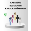 Bluetooth Karaoke Mikrofon – Yüksek Ses Kalitesi, Yankı Efektli, Uzun Ömürlü Pil