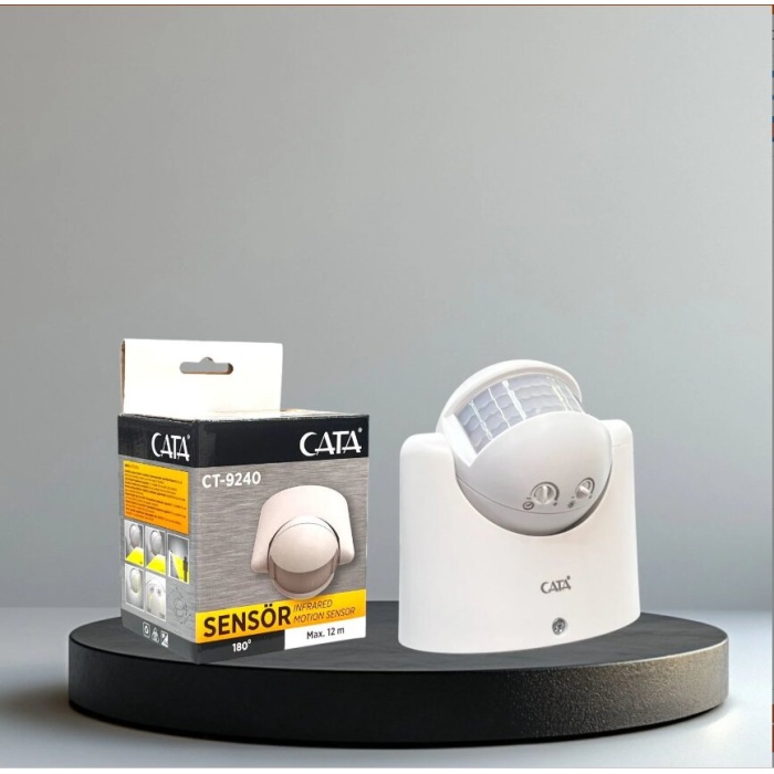 CATA 180° DUVAR TİPİ HAREKET SENSÖRÜ (1200w)