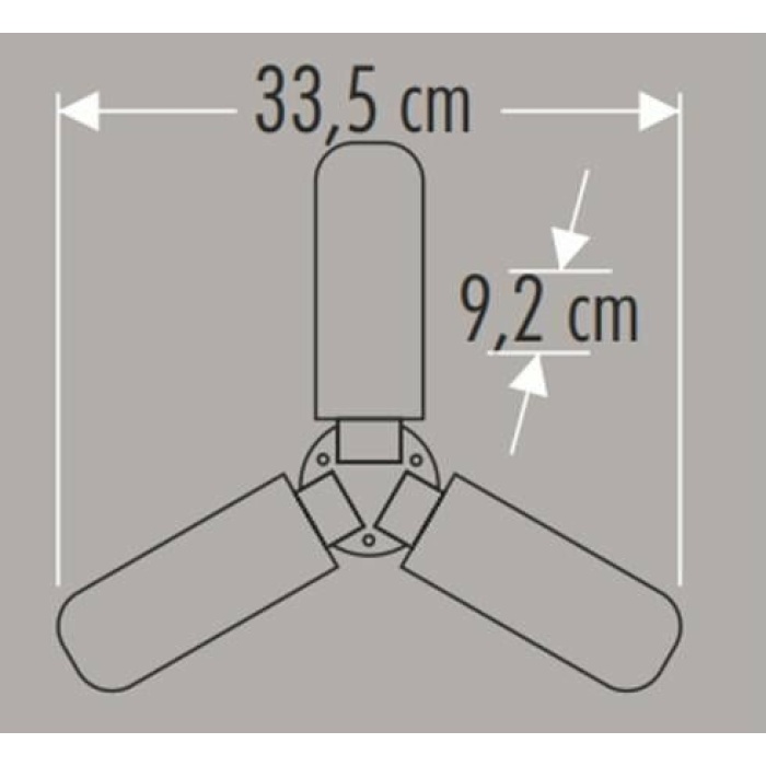 CATA 42W BEYAZ PERVANE LED AMPUL