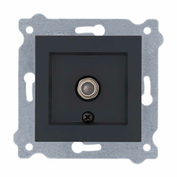 EXEN KAREL FÜME UYDU PRİZİ F.KONNEKTÖR ÇERÇEVESİZDİR 