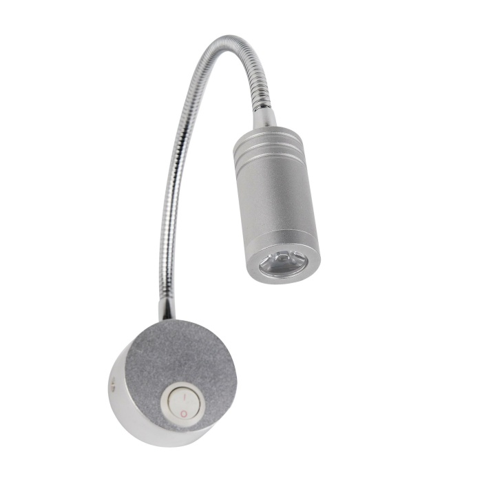 HOROZ TURNA-3W 4200K LED APLİK (GÜMÜŞ KASA)