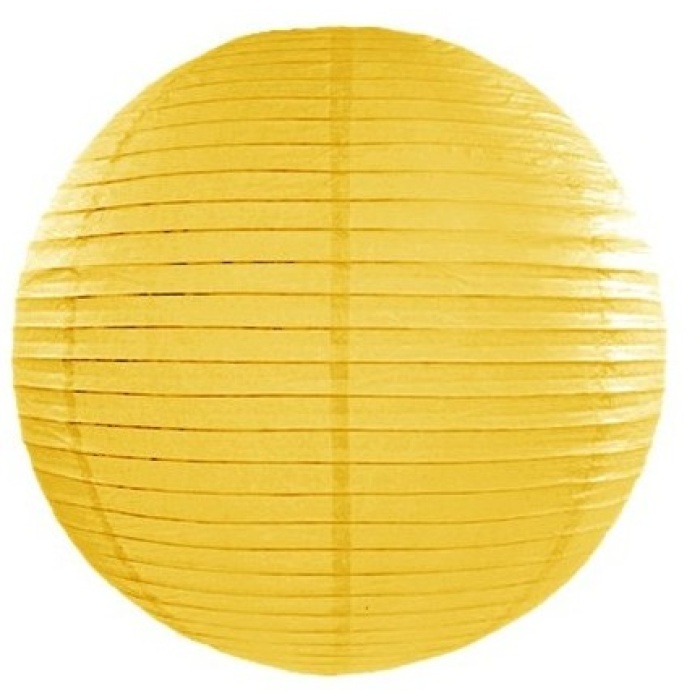 Dekoratif Çin Feneri – Kağıt Lamba - Sarı