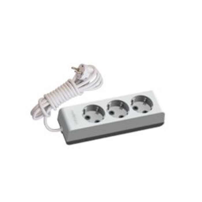 GÜNSAN VISAGE 3LÜ (Ç.K) TOPRAKLI GRUP PRİZ ( 3 MT )