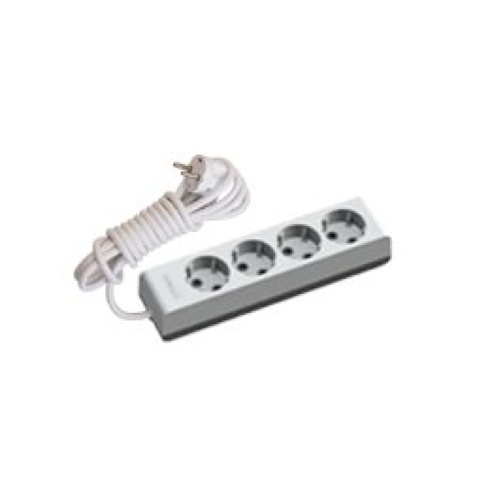 GÜNSAN VISAGE 4LÜ (Ç.K) TOPRAKLI GRUP PRİZ ( 5 MT )