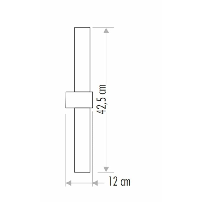CATA SAKA 6W GÜNIŞIĞI LED APLİK (KROM)