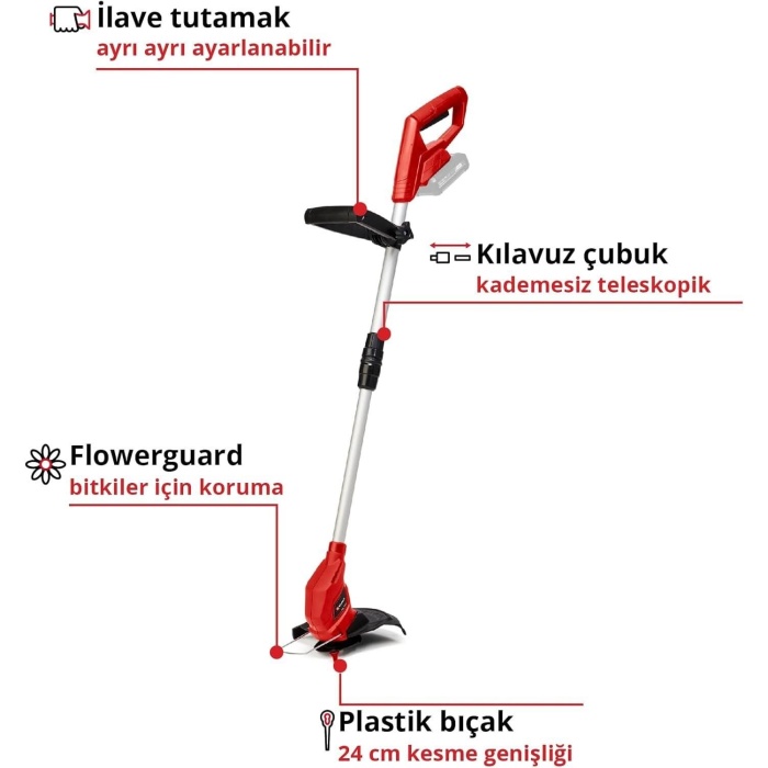 Einhell GC-CT 18/24 Solo Kenar Kesme Makinesi ( Akü ve Şarj Hariç)
