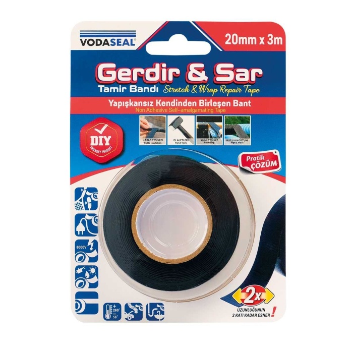 Vodaseal Gerdir Sar Tamir Bandı 20 mm 3 Metre