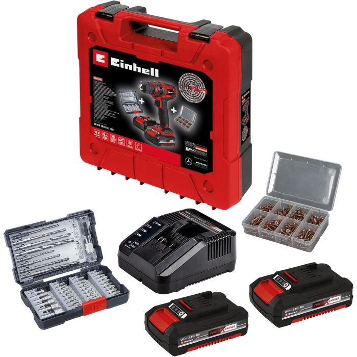 Einhell TC CD 18/35 Li + 39 (2x2,0Ah) Akülü Vidalama