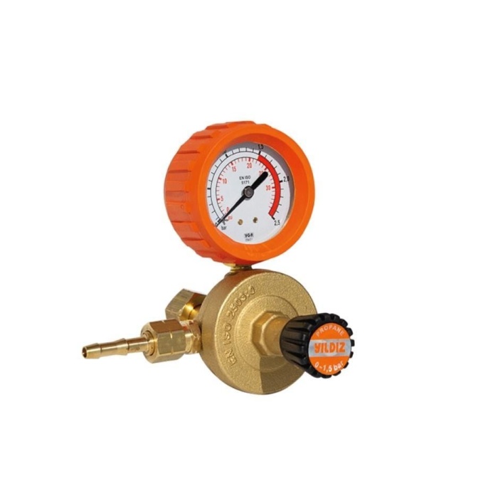 Ennalbur Yıldız 5120 Basınç Düsürücü Propan (Lpg) Manometreli