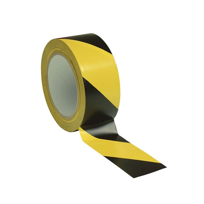 Ennalbur Yer İşaretleme Bandı Sarı Siyah 50 mm 30 Metre