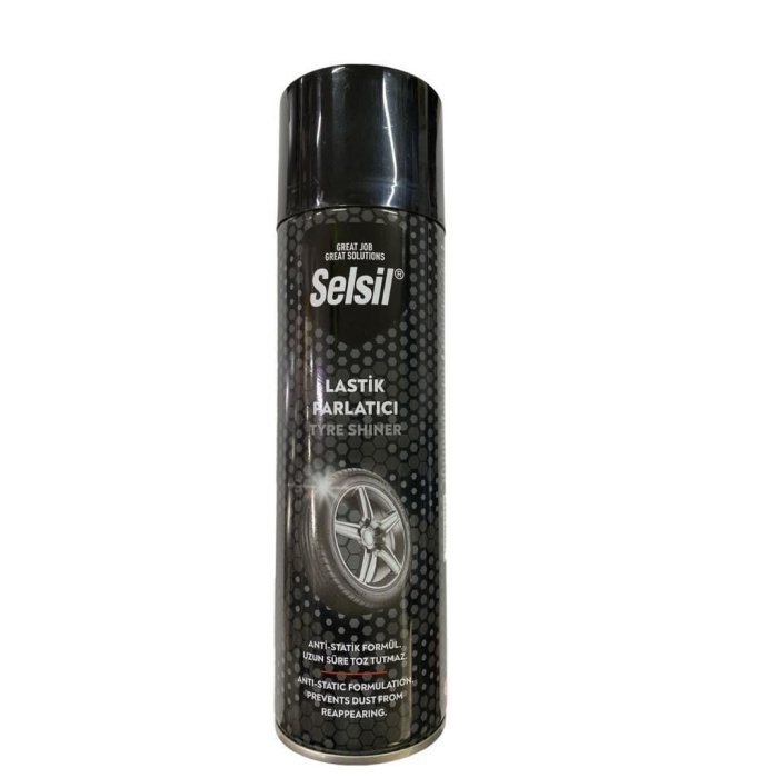 Selsil Lastik Parlatıcı Sprey 500 ml