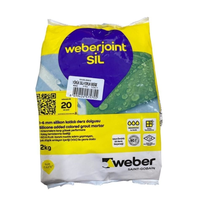Weber Joint Sil 423 Yörük Bej Kahve Derz Dolgu 2 Kg