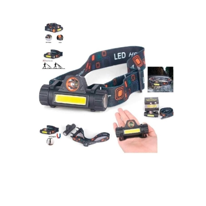 High Power Kafa Lambası Su Geçirmez Şarjlı