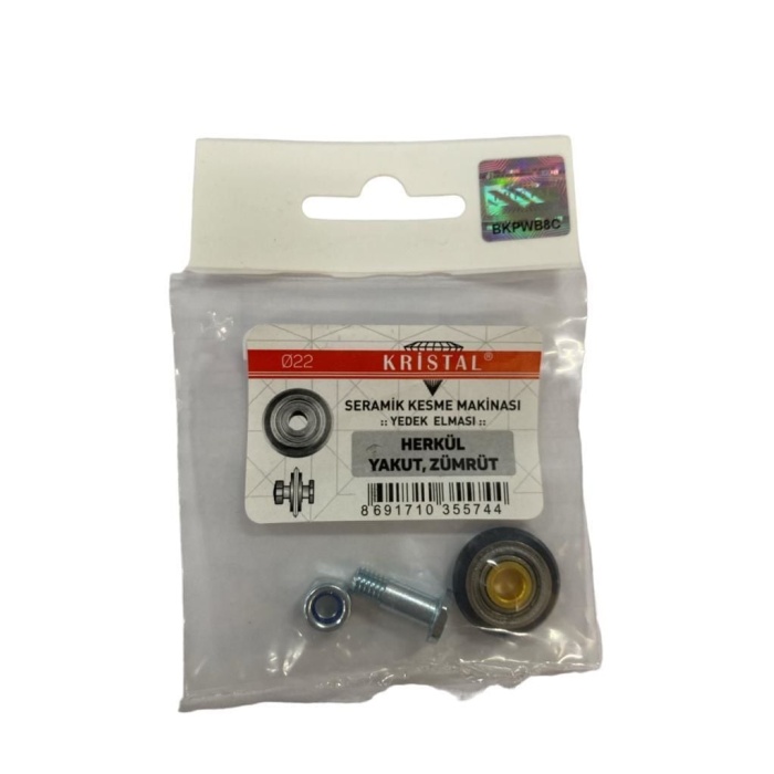 Kristal 35574 Herkül Yakut Zümrüt Yedek Seramik Elması