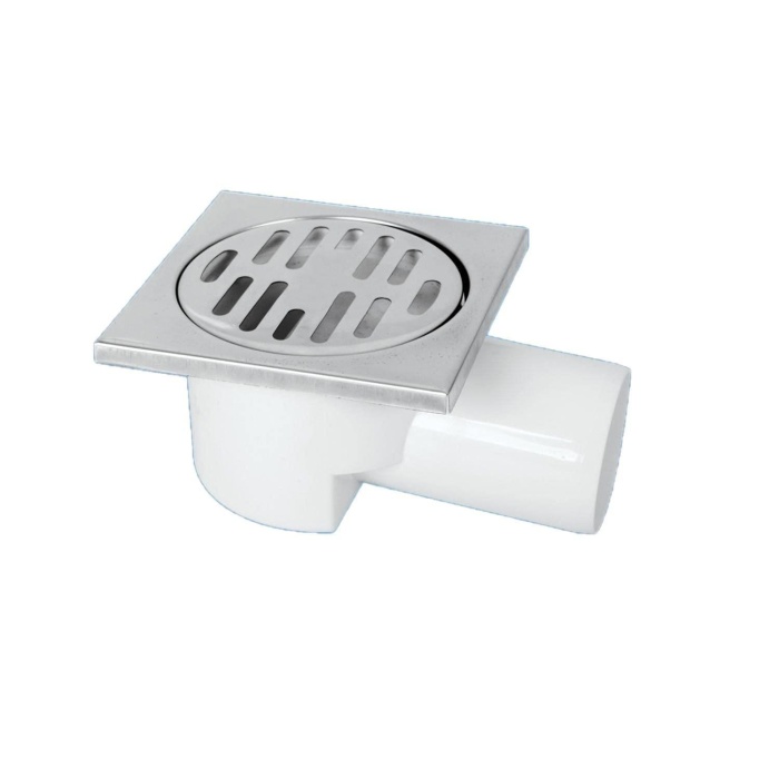 Gama Melez Yer Süzgeci 50 mm Yandan Çıkışlı 10x10 cm