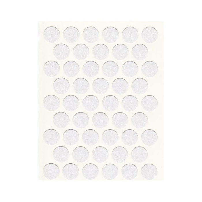 Yapışkanlı Vida Tapası (Beyaz) 10 mm