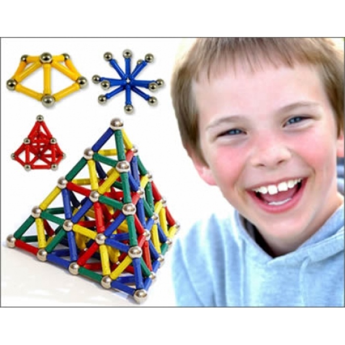 Magnastix 222 Parça Manyetik Lego Seti