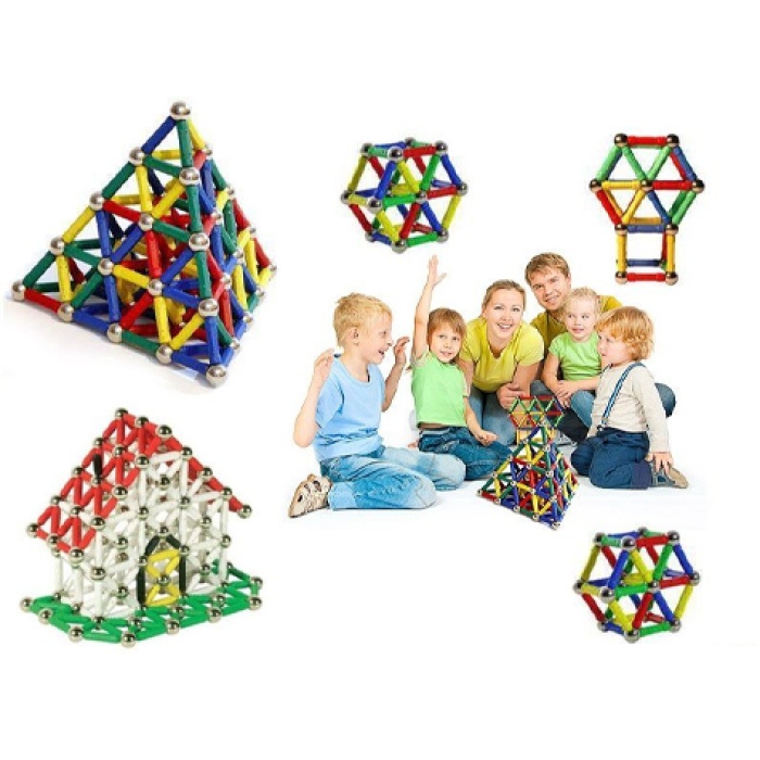 Magnastix 259 Parça Manyetik Lego Seti
