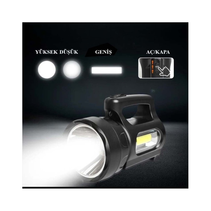 Profesyonel Ultra Güçlü LED El Feneri - Yüksek Performanslı 900 Lümen Aydınlatma