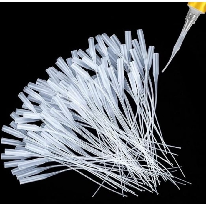 Yapıştıcı Mikro Uçları Plastik Yapıştırıcı Şişe Uçları Şırınga Ucu 10 Adet